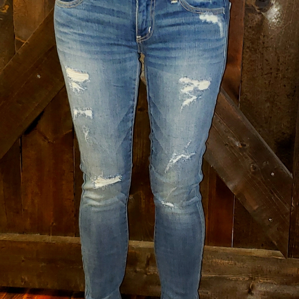 American Eagle Distressed Jeggings